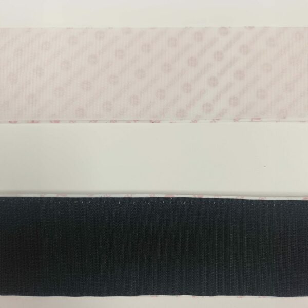 Ruban auto-agrippant Velcro adhésif 50mm - CROCHET NOIR