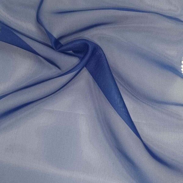 Voilage trévira 300cm M1 - BLEU ROYAL