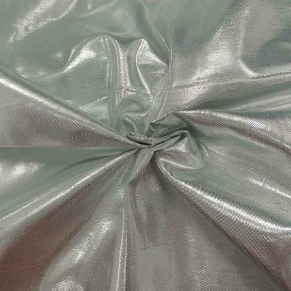 Voile lamé 100% 300cm M1-ARGENT