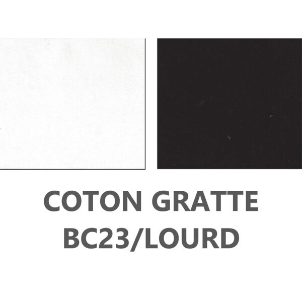 Coton Gratté BC23LOURD/260cm 240gr M1 - BLANC – Image 2