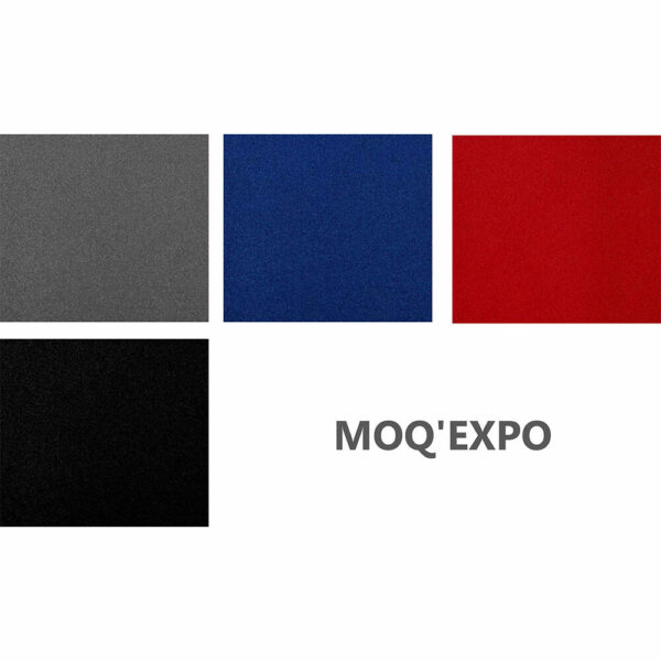 Moquette Aiguilletée MOQ'EXPO VELOURS Bfl-S1 - 200cm - 424 NOIR – Image 2
