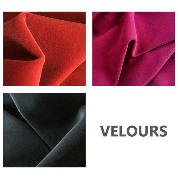 Velours 340g/m² 140cm M1 - ROUGE – Image 2