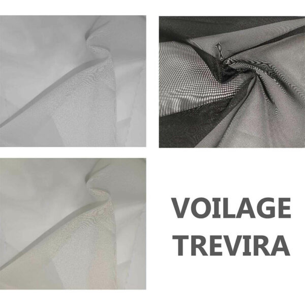 Voilage trévira 420cm M1 - BLANC – Image 2