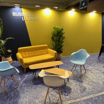 Salon Cloison coton gratté